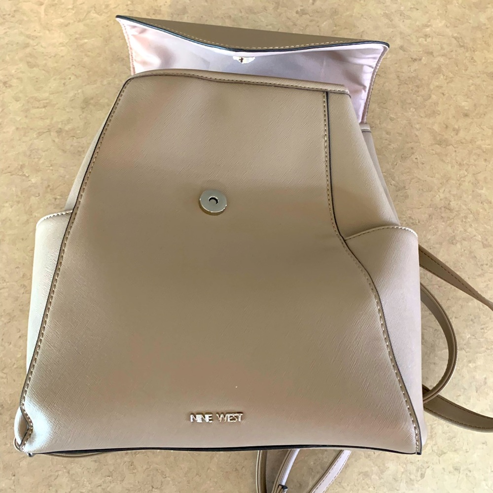 Nine West Backpack Purse in Beige/Tan